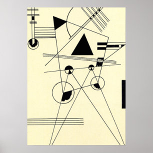 Kandinsky - Teckning för Point Poster