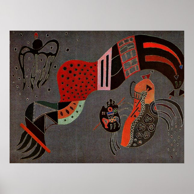 Kandinsky - Tempered Elan Poster (Framsidan)