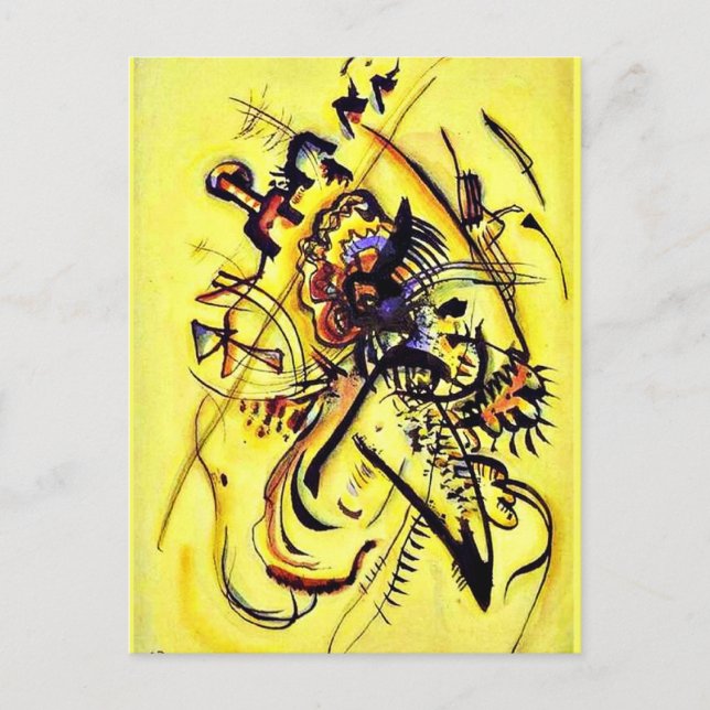 Kandinsky - The Unknown Voice Vykort (Framsida)