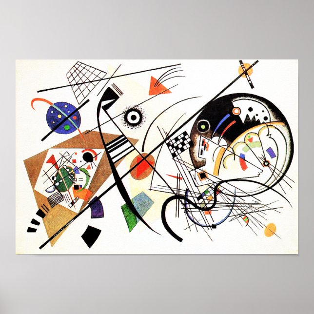 Kandinsky Transverse Line Poster (Framsidan)