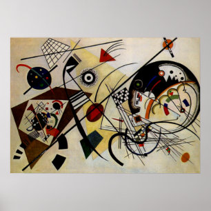 Kandinsky Transverse Obruten konst Poster