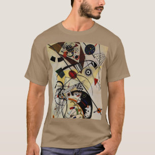 Kandinsky Transverse Obruten Line Pebble T Shirt
