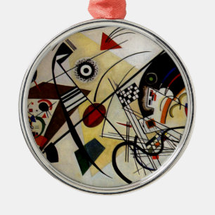 Kandinsky Transverse Obruten linje Julgransprydnad Metall
