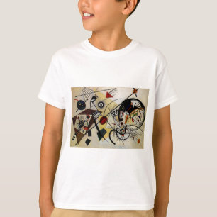 Kandinsky Transverse Obruten linje T Shirt