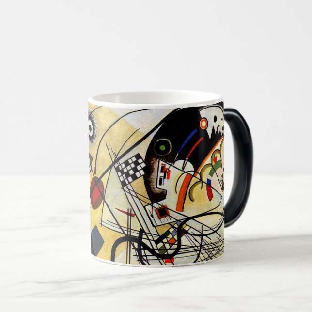 Kandinsky - Transversell linje Magisk Mugg (Framsida höger)