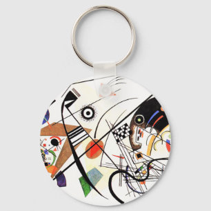 Kandinsky Tranverse fodrar nyckelringen Nyckelring