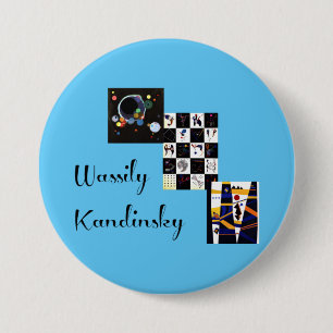 Kandinsky - tre av hans berömd teckningar knapp