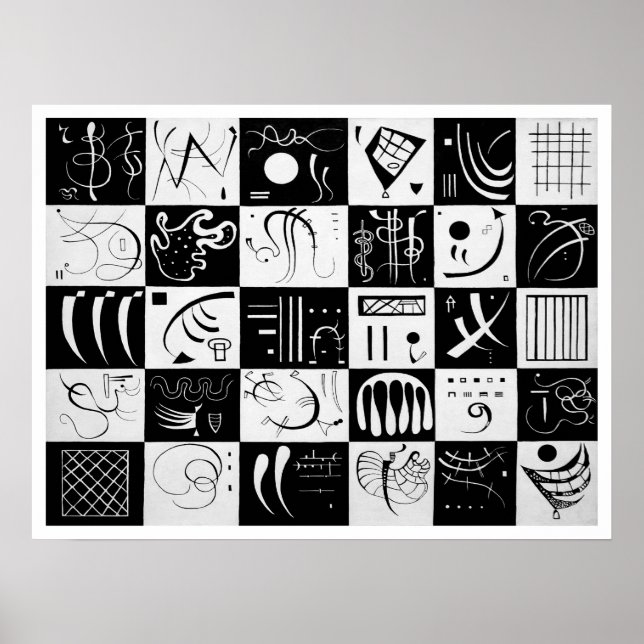 Kandinsky - Trente, 1936 Poster (Framsidan)