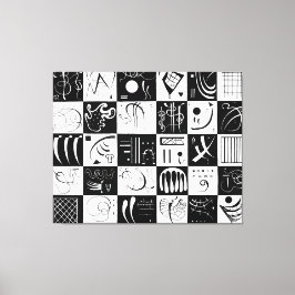 KANDINSKY - TRETTITET (Dreißig - Trente) - 1937 - Canvastryck