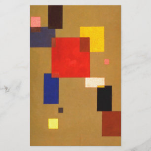 Kandinsky Tretton Rectangles Abstrakt Painting Brevpapper