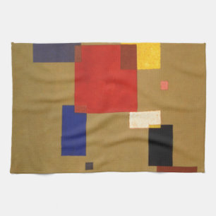 Kandinsky Tretton Rectangles Abstrakt Painting Kökshandduk