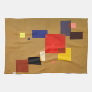 Kandinsky Tretton Rectangles Abstrakt Painting Kökshandduk