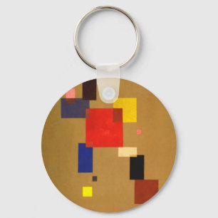Kandinsky Tretton Rectangles Abstrakt Painting Nyckelring
