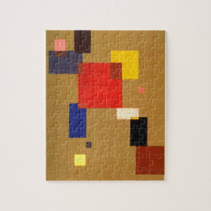 Kandinsky Tretton Rectangles Abstrakt Painting Pussel