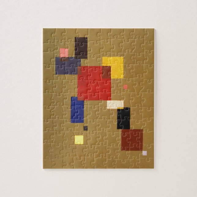 Kandinsky Tretton Rectangles Abstrakt Painting Pussel (Vertikal)