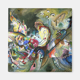 Kandinsky - Troubled, abstrakt konst Magnet