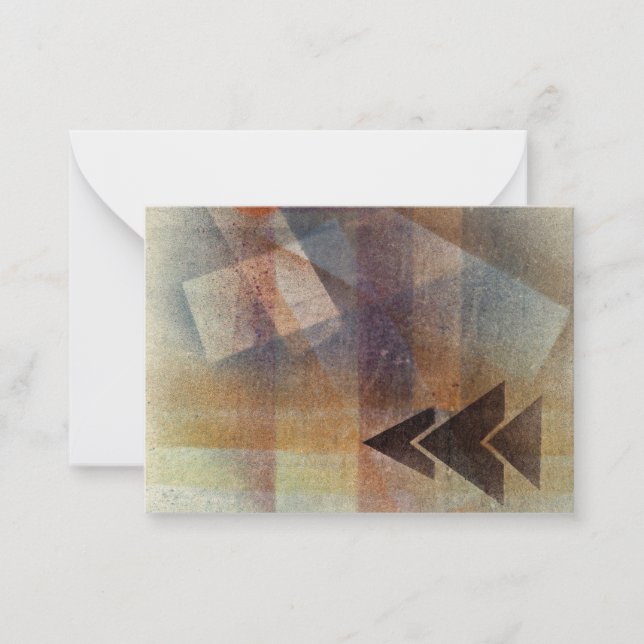 Kandinsky - Tungtips, abstrakt konst Anteckningskort (Framsida)