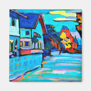 Kandinsky - två hus magnet