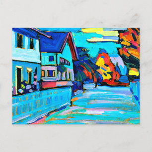 Kandinsky - två hus vykort