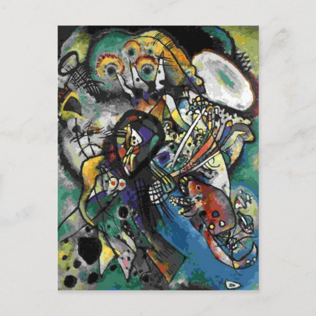 Kandinsky - två Ovaler Vykort (Framsida)