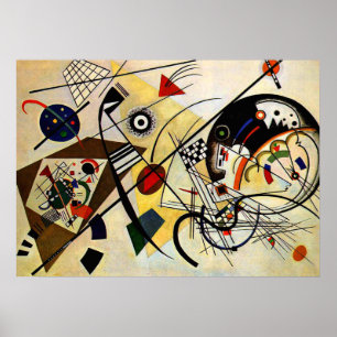 Kandinsky - tvärgående linje poster
