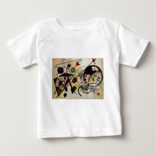Kandinsky tvärlinje obruten linje tee shirt