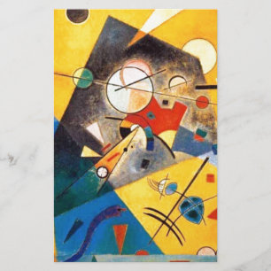 Kandinsky Tyst Harmoni Abstrakt Konst Brevpapper