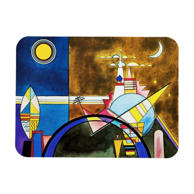 Kandinsky Underbar Grind i Kiev Magnet (Horisontell)