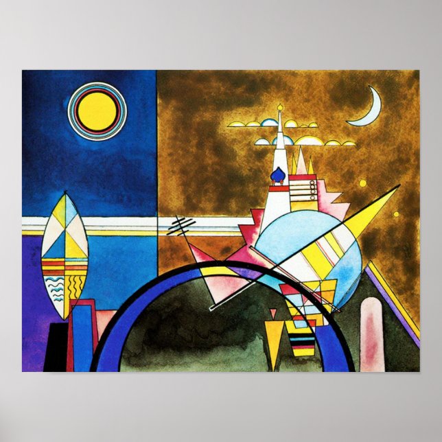 Kandinsky Underbara Grind i Kiev Poster (Framsidan)