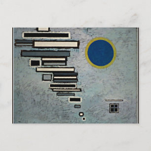Kandinsky - Unequal, abstrakt teckning Vykort