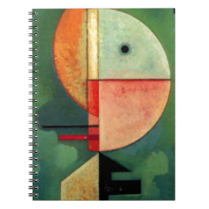 Kandinsky Upward Abstrakt Painting Anteckningsbok Med Spiral