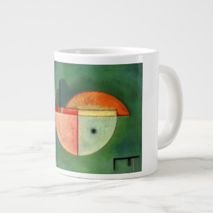 Kandinsky Upward Abstrakt Painting Grönt Jumbo Mugg