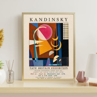 Kandinsky utställning affisch | Abstrakt Geometris