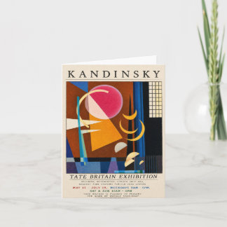 Kandinsky utställning affisch | Abstrakt Geometris Kort