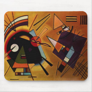 Kandinsky vadderar den svart och violetta musen musmatta