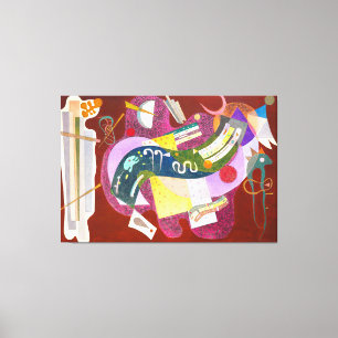 KANDINSKY - VARIEGERAD BLACK (Noir bigarré) - 1935 Canvastryck