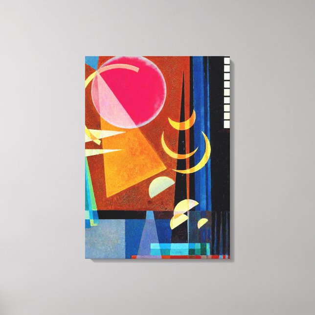 Kandinsky - Vass Quiet Canvastryck (Framsida)