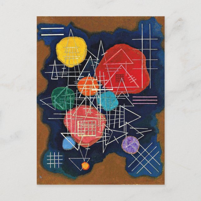 Kandinsky - Veiled Glow Vykort (Framsida)