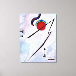 Kandinsky - Vinklad linje Canvastryck