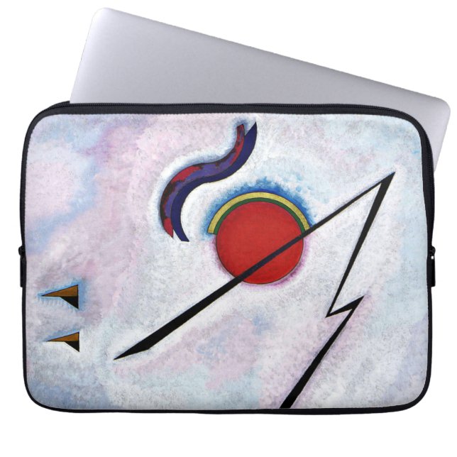Kandinsky - Vinklad linje Laptop Fodral (Framsidan)