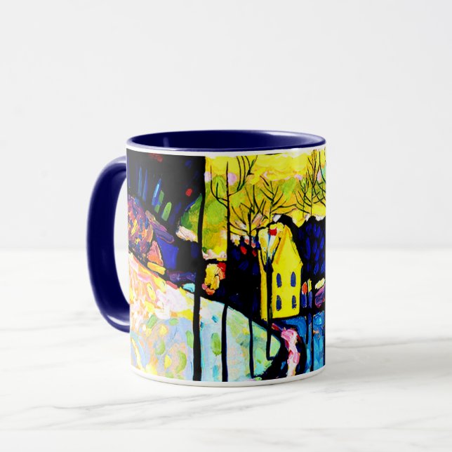 Kandinsky - Vinterlandskap Mugg (Framsida vänster)
