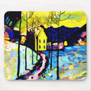 Kandinsky - vinterlandskap musmatta