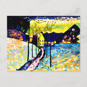 Kandinsky - vinterlandskap vykort