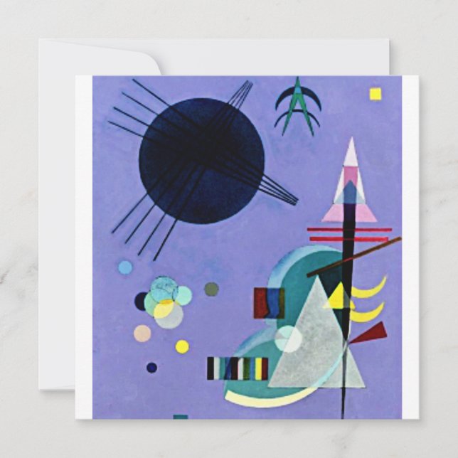 Kandinsky - Violet Grönt Kort (Framsida)