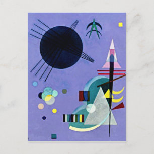 Kandinsky - Violet Grönt Vykort