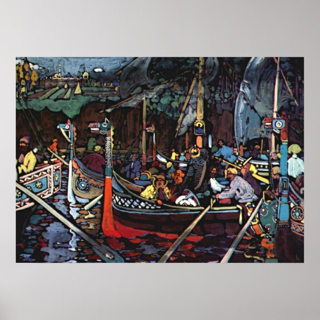 Kandinsky - Volga Sång Poster (Framsidan)
