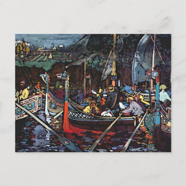 Kandinsky - Volga Sång Vykort (Framsida)