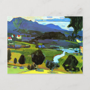 Kandinsky - Vy över Staffelsee Vykort