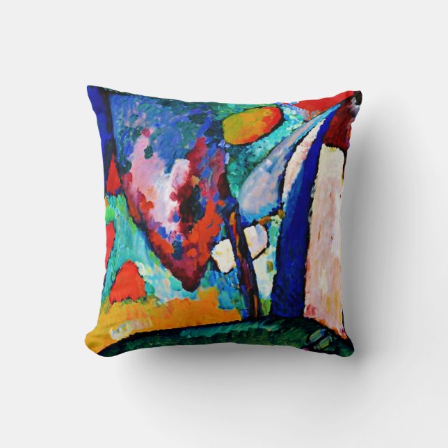 Kandinsky - Waterfall Kudde (Framsida)