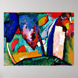 Kandinsky - Waterfall. Poster